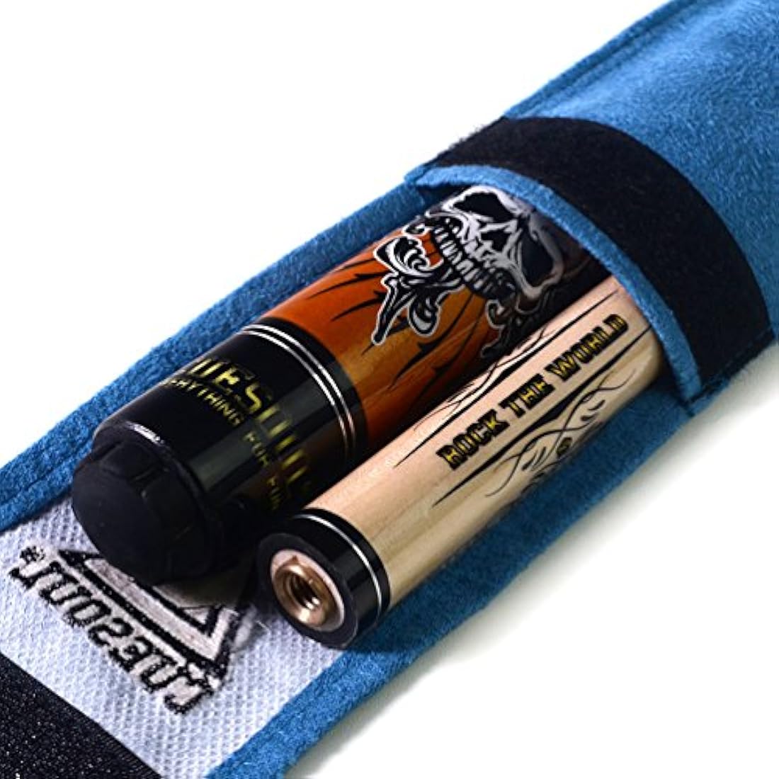 CUESOUL ROCKIN Series 58 Inches 21oz Professional Pool Cue Stick North American Maple Shaft Pearl Finish Carbon Ferrule Irish Linen Wrap Bag Pool Cue Set Billiards with Soft Case