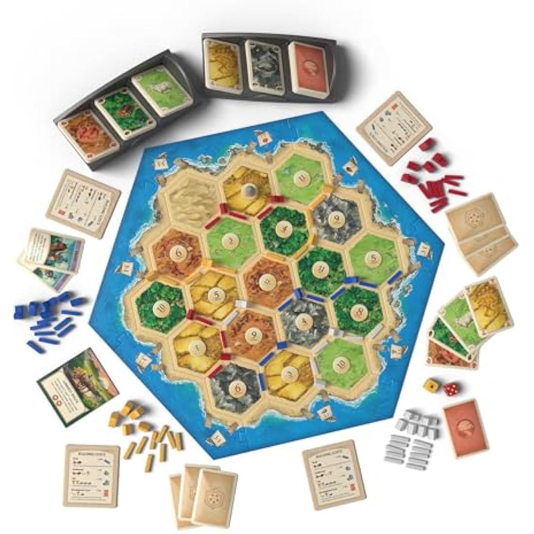 CATAN 6th Edition | Board Game | Ages 10+ | 3-4 Players | 60-90 Minutes Playing Time