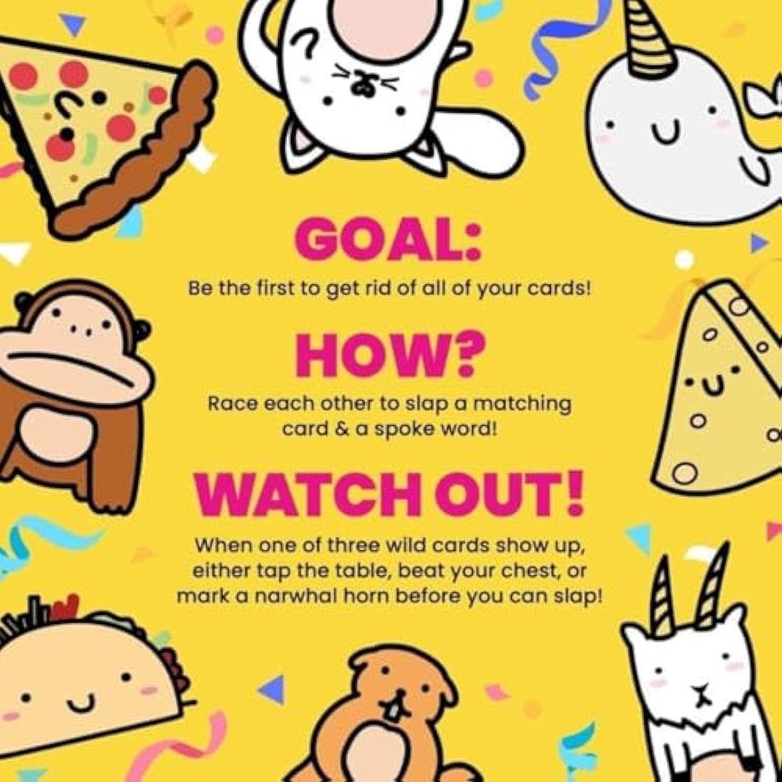 Blue Orange | Taco Cat Goat Cheese Pizza | Card Game | Ages 8+ | 2-8 Players | 10-30 Minute Playing Time