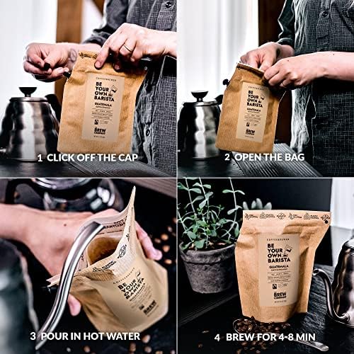 Outdoor Coffee Gift Set for Men & Women - 5 of The World's Finest Single Estate Specialty & Organic Coffees | Brew & Enjoy Anytime, Anywhere | Camping & Traveller Themed Assortment Box for Him & Her