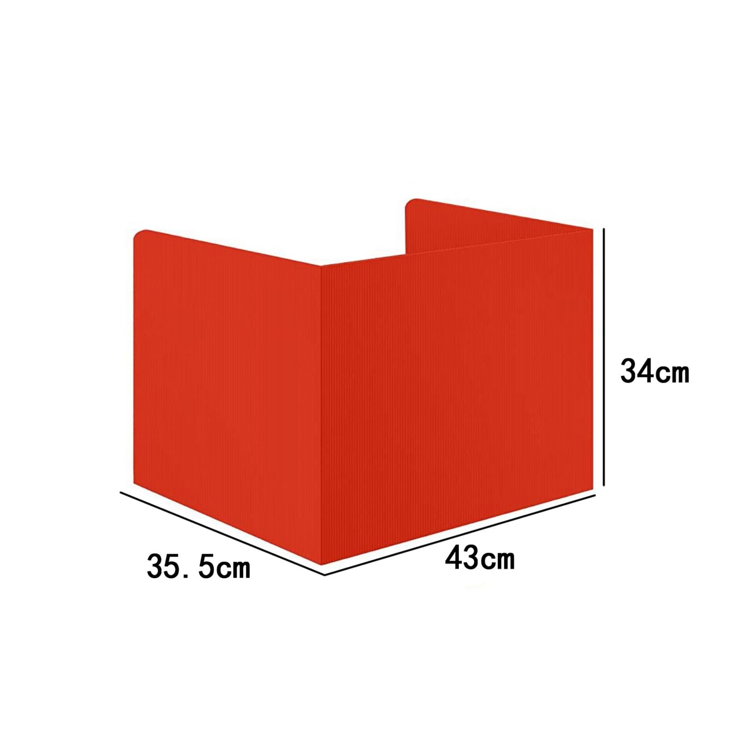 4-Pack Colorful Desk Privacy Dividers - for Student Testing and Easy Privacy Protection