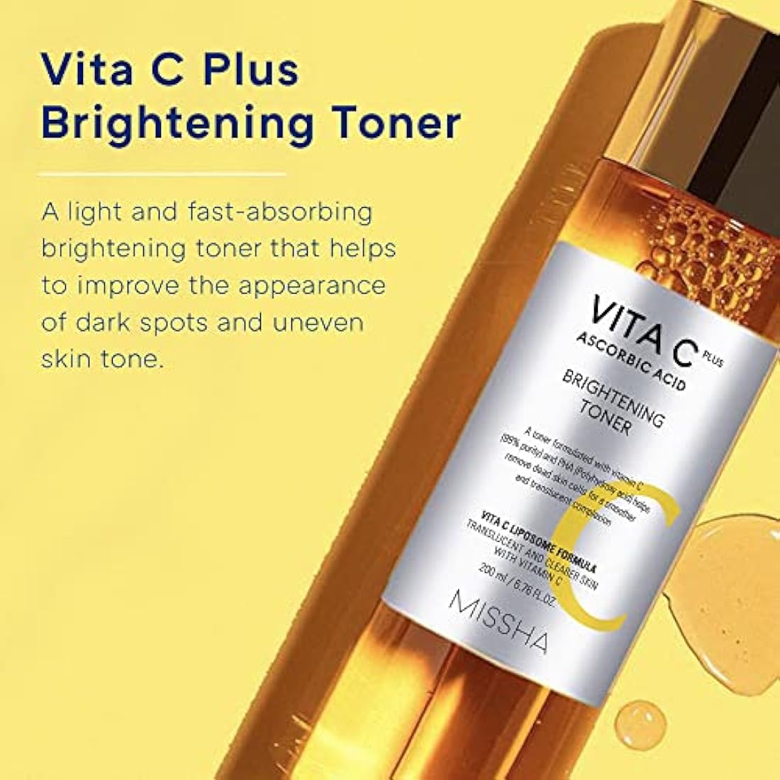 Missha Vita C Plus Brightening Toner 200ml / 6.76 FL.OZ.