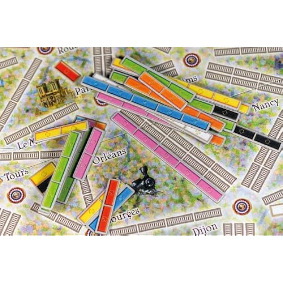 Days of Wonder | Ticket to Ride France Board Game EXPANSION | Ages 8+ | For 2 to 5 players | Average Playtime 30-60 Minutes