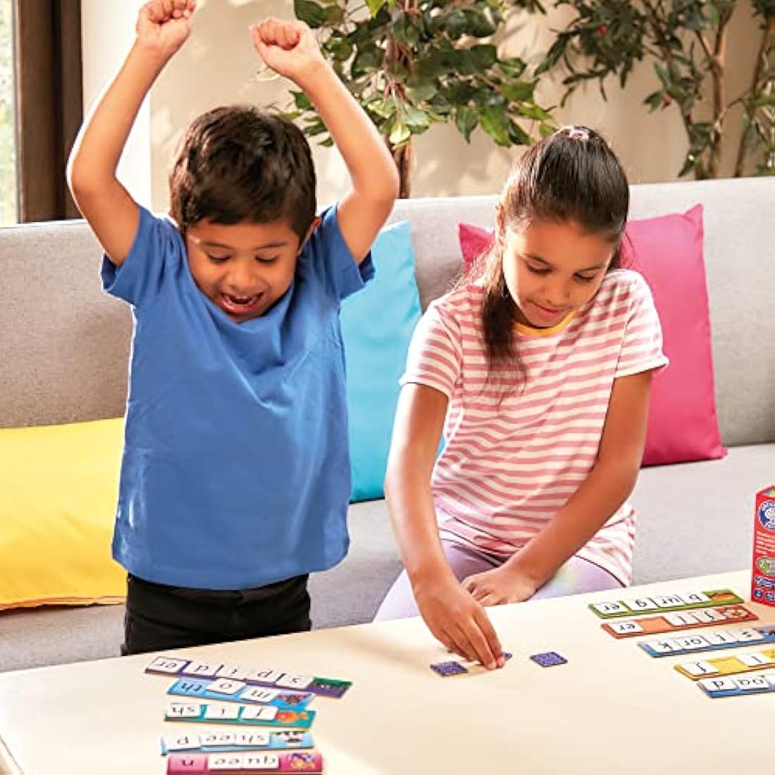 Orchard Toys Match and Spell Next Steps, Educational Spelling Game Age 5+, Helps Teach Phonics and Word Building using Sounds and Blends.