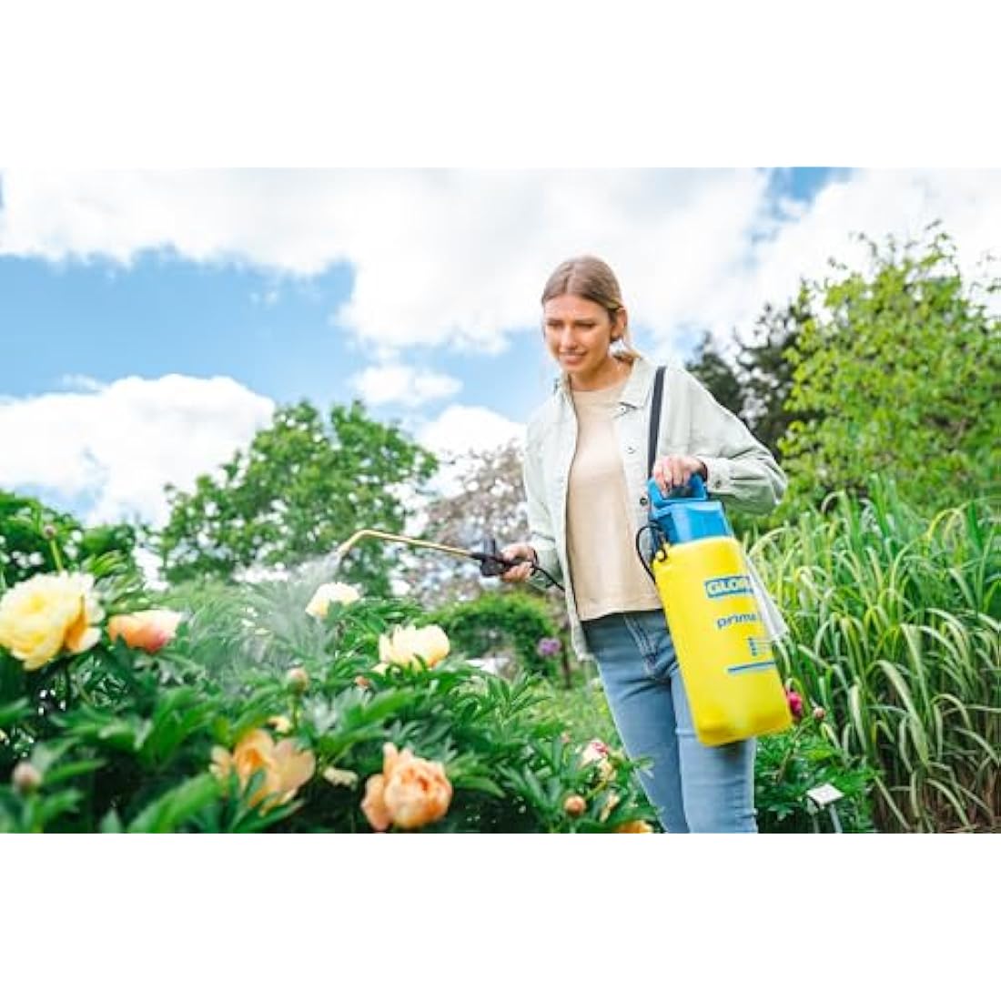 GLORIA Prima 5 Pressure Sprayer | Garden Sprayer/Sprayer for Plant Protection | 5 Litre Filling Capacity | Brass Nozzle