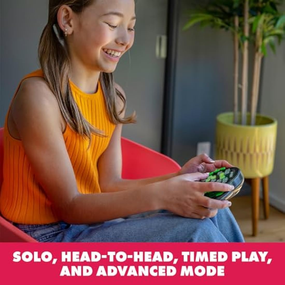 Learning Resources BrainBolt - Handheld Memory Game with Light and Sound, Electronic Brain Games, Single Player Brain Teasers for Kids Teens, & Adults, Gamer Gifts for Boys & Girls Ages 7+