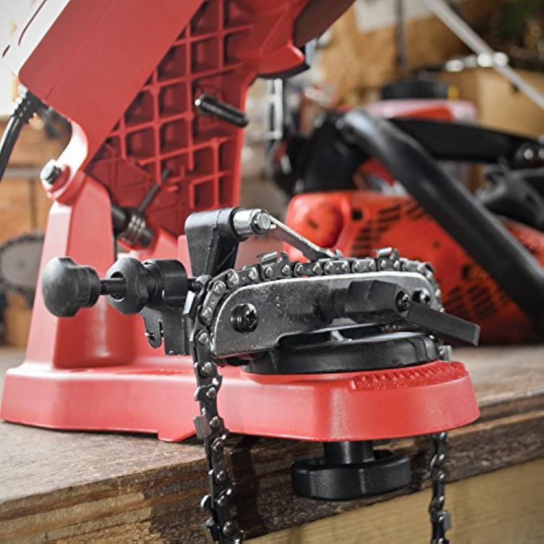Faithfull Electric Chainsaw Sharpener - 85W / 250V – Efficient & Easy Chain Sharpening for Electric & Petrol Chainsaws