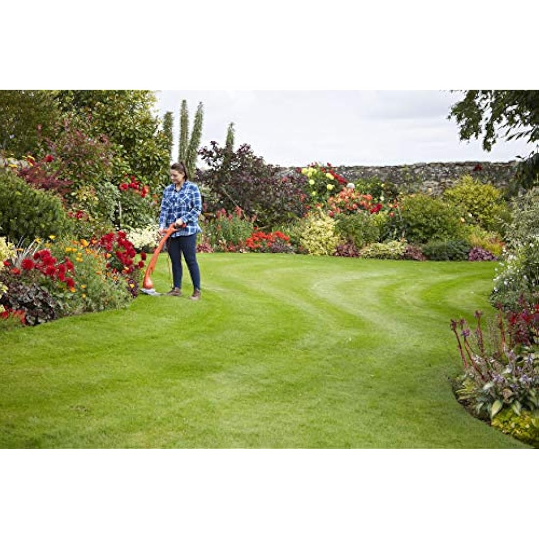 Flymo Contour XT Electric Grass Trimmer and Edger, 300 W, Cutting Width 25 cm