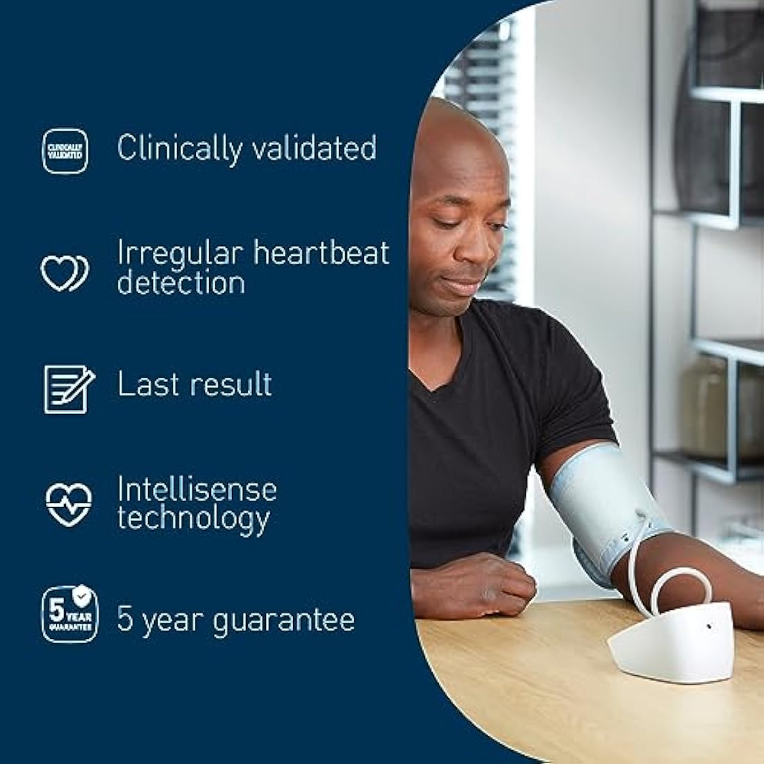 OMRON X2 Basic Automatic Upper Arm Blood Pressure Monitor for Home Use - Clinically Validated BP Monitor with Irregular Heartbeat Detection - BP Machine with BP Cuff 22-32 cm - Batteries Included