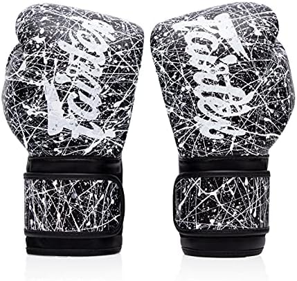 Fairtex Muay Thai Boxing Gloves BGV14 Color: Black Blue Grey White Pink Red Yellow Size: 10 12 14 16 oz Training sparring gloves for Muay Thai Kickboxing MMA K1
