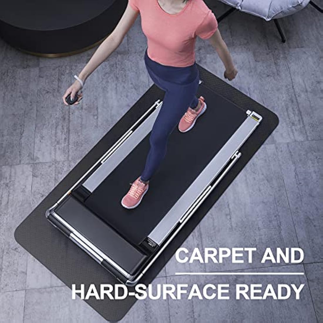 Treadmill Mat, Exercise Equipment Mat Heavy-Duty Protective Floor Mat for Under Stationary Bike, Spin Bike, Fitness Equipment