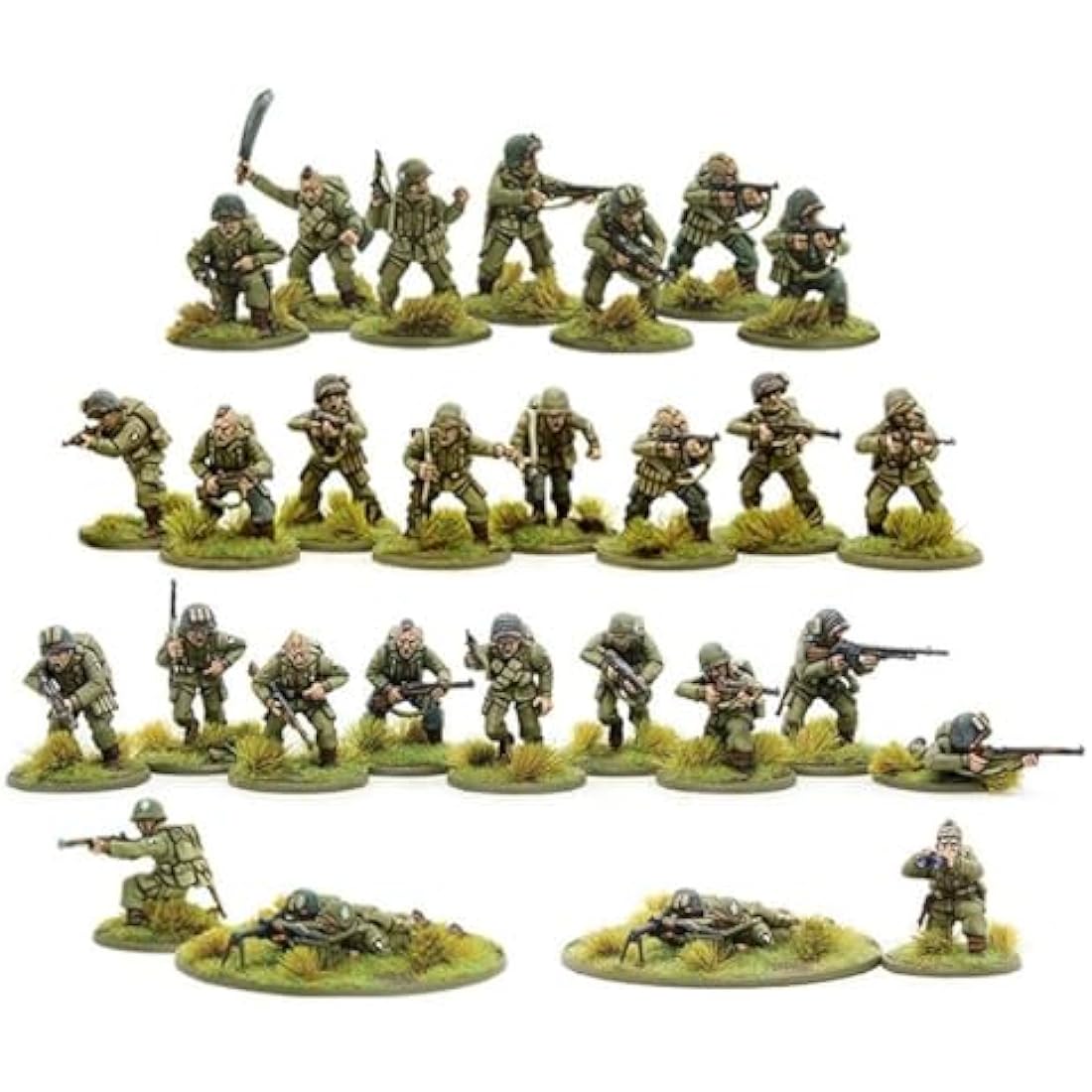 Warlord Games US Airborne - 28mm Scale Plastic Miniatures for Bolt Action Highly Detailed World War 2 Miniatures for Table-top Wargaming