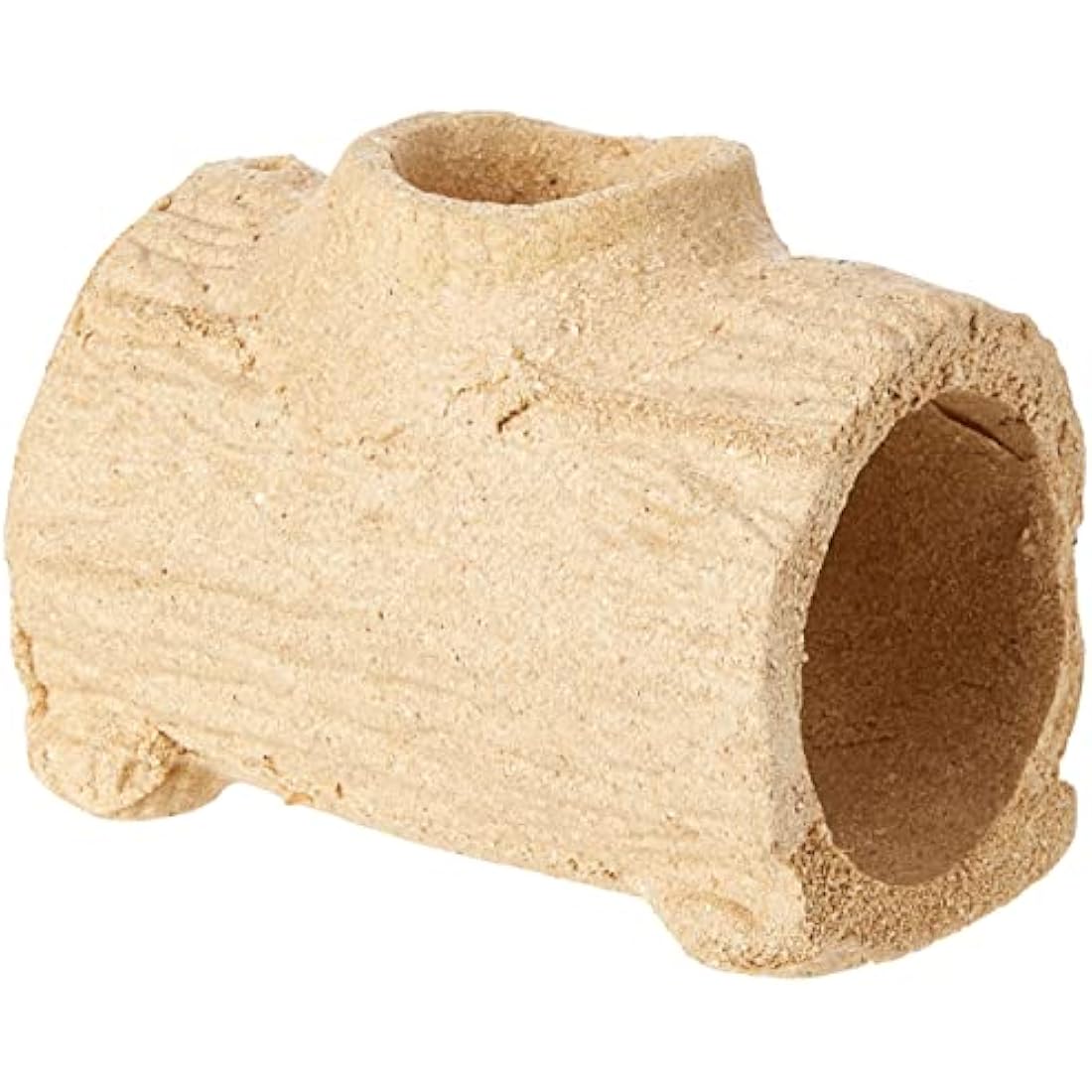 Rosewood Edible Play Log – Extra Large Natural Chew Toy for Small Animals Including Rabbits and Guinea Pigs – Edible Tunnel for Play, Hiding and Dental Health