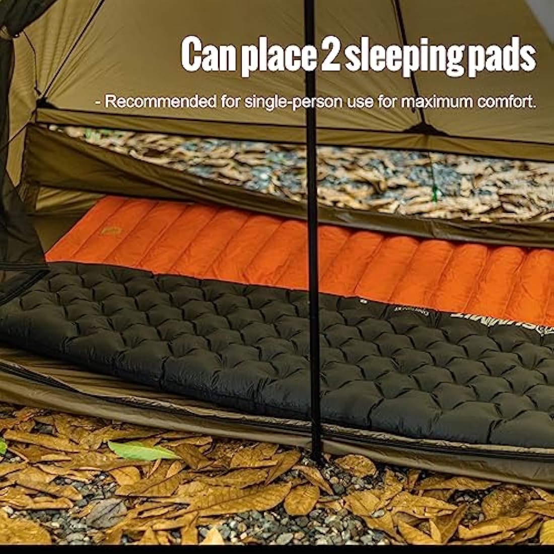 OneTigris TETRA Ultralight Tent, Upgraded, 1-2 Person, Waterproof, 3 Season, Ideal for Camping Hiking Trekking Backpacking Bushcraft