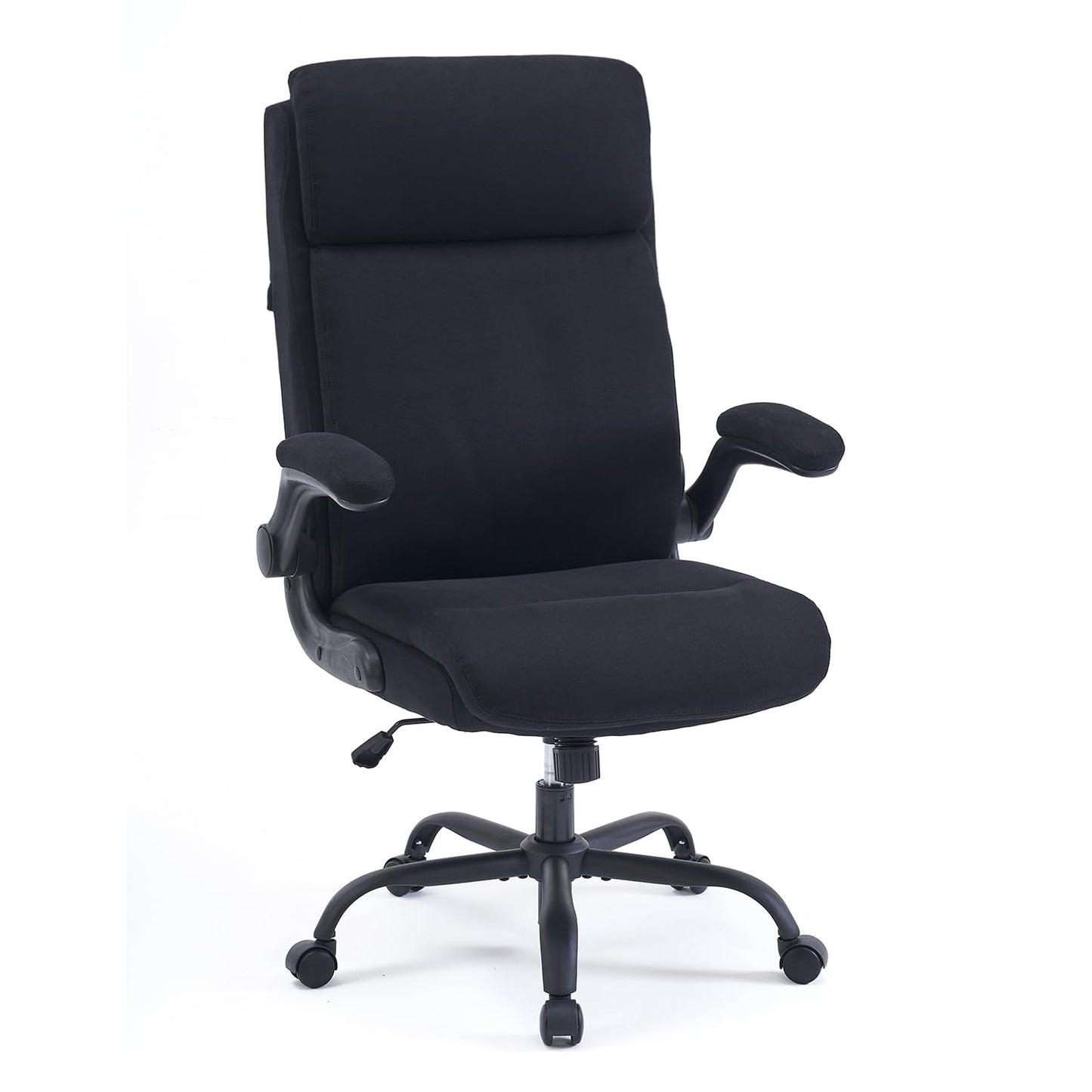 CASTLOVE Fabric Office Chair Ergonomic Desk Chairs for Home Office, Black