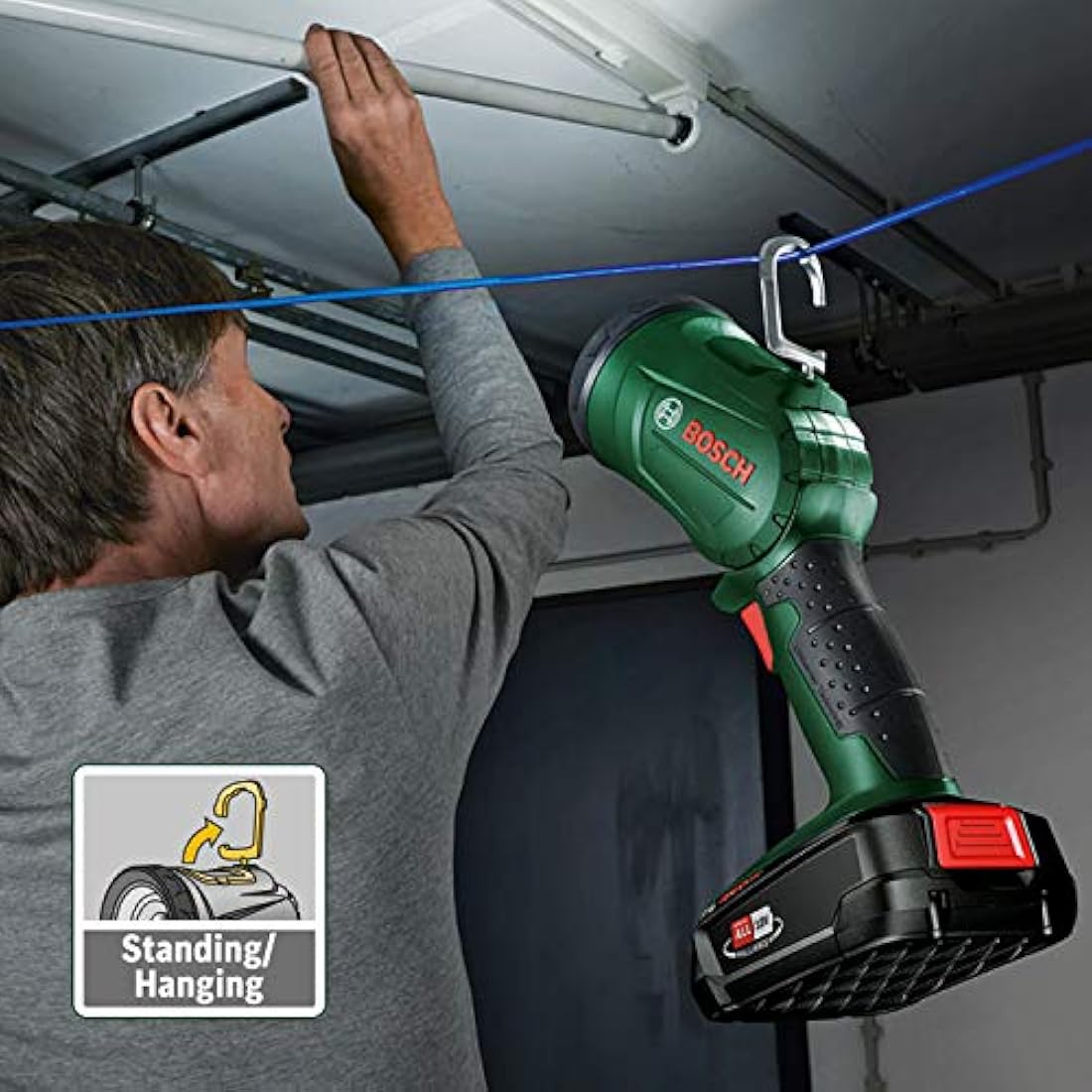 Bosch Cordless Light UniversalLamp 18 (Without Battery, 18 Volt System, in Carton Packaging)