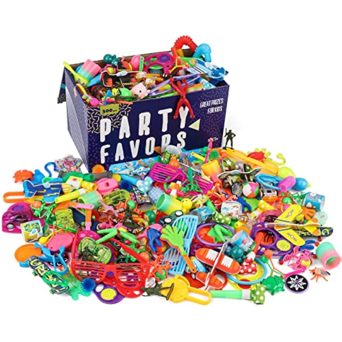 nicknack Party Bag Fillers for kids, 300PCS 34 Kinds of Party Favours Toy Assortment Kids Small Toys for Girls Boys Game Prizes Party Bag Fillers