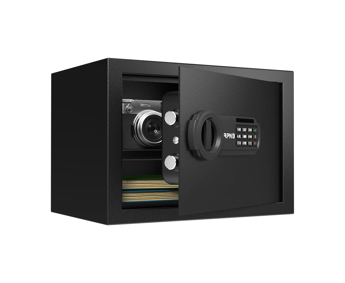 RPNB Deluxe Safe and Lock Box, Money Box, Digital Keypad Safe Box, Perfect for Home Office Hotel Business Jewelry Cash Use Storage,14L