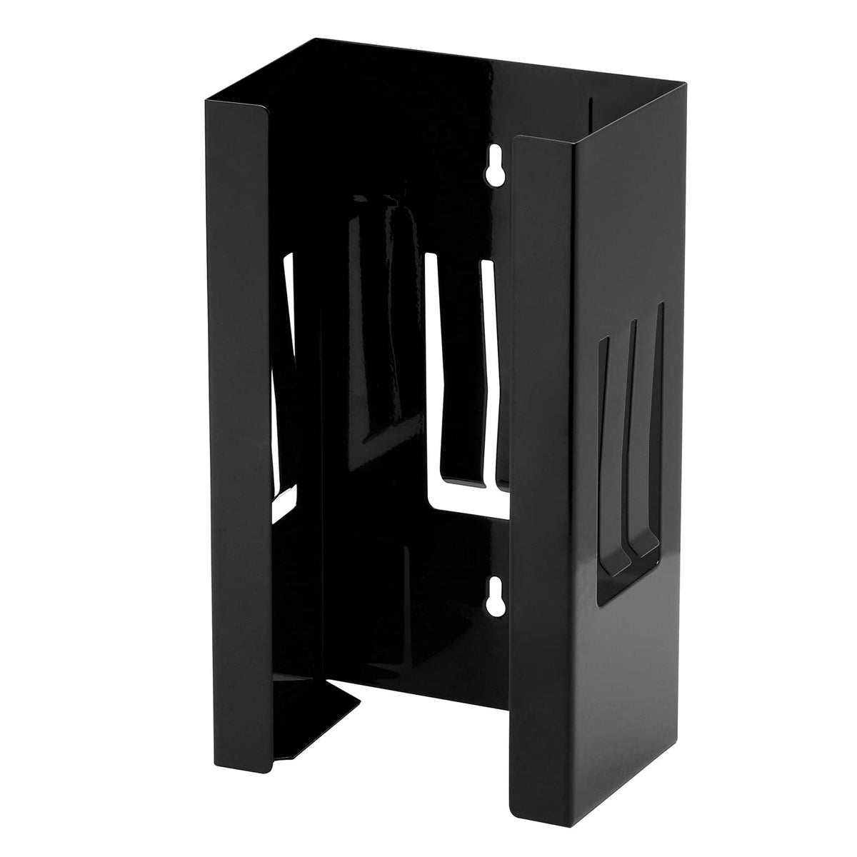 CASOMAN Magnetic Glove/Tissue Dispenser, 8 LBS Capacity, Black Glove Dispenser, Wall Mount, Glove Box Holder, Glove Holder for Wall Mount, Magnetic
