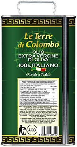 Le Terre di Colombo – 100% Italian Extra Virgin Olive Oil - Tin - 3 L