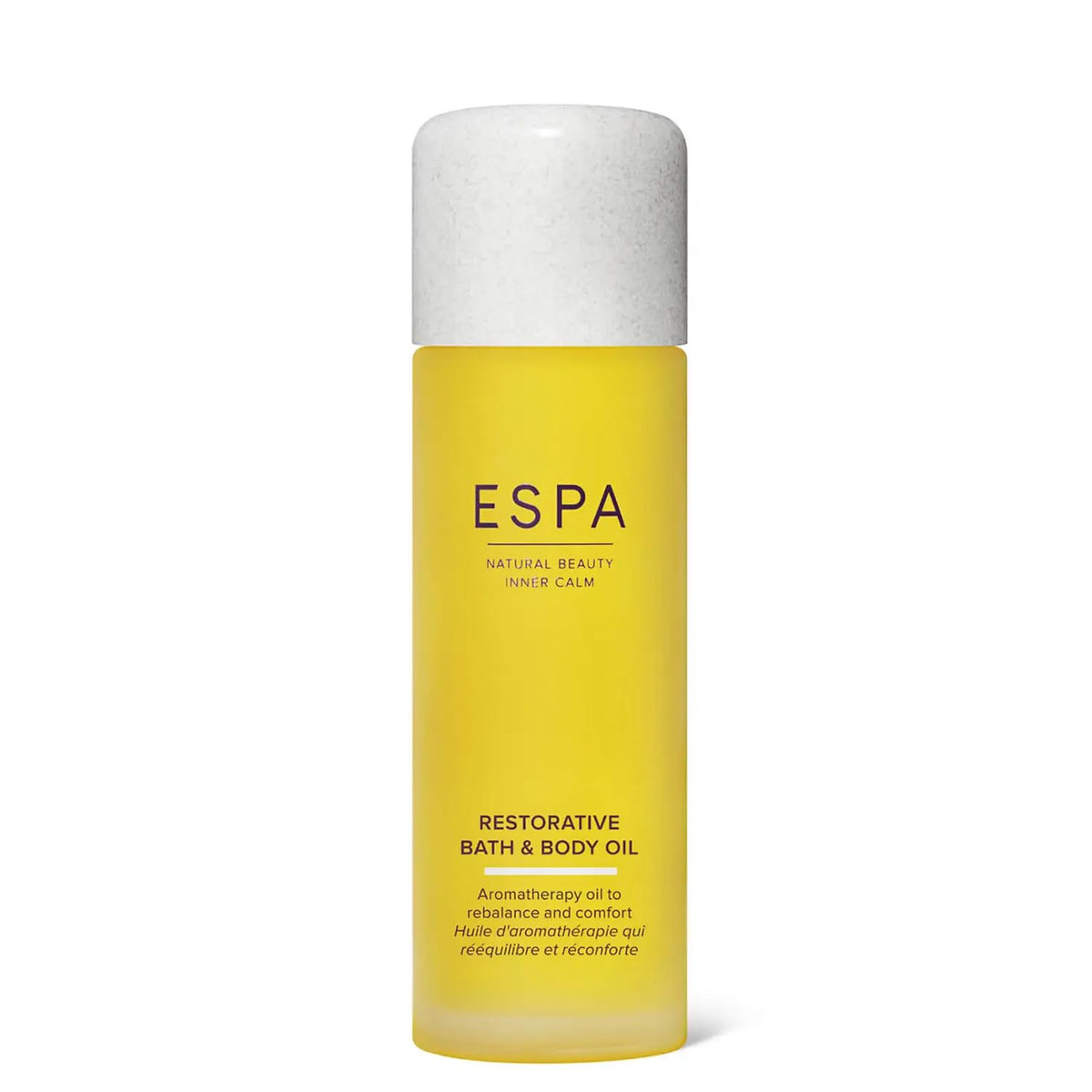 ESPA | Restorative Bath and Body Oil | 100ml | Rose Geranium, Lavender, Palmarosa & Sweet Orange | Magnesium, Ashwagandha, Essential Oils | Supports