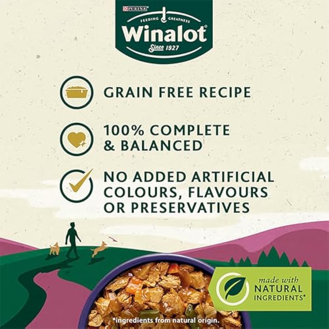 Winalot Meaty Chunks Mixed in Jelly Wet Dog Food 80x100g