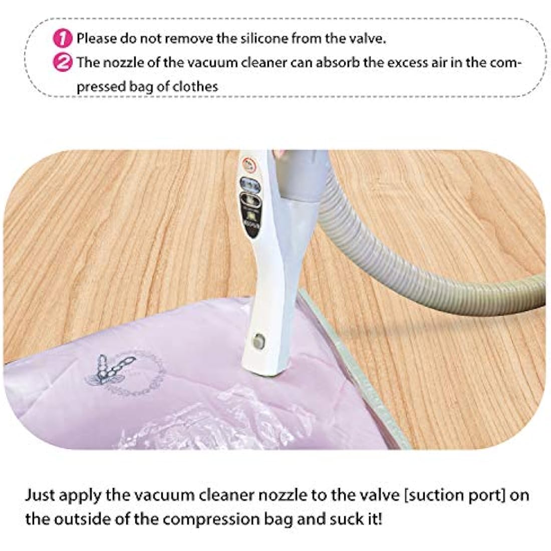 Opaza Vacuum Storage Bag Medium (80 x 60 cm), Airtight Space Saver Compression Bags for Clothing,duvets,bedding (3 Pack)