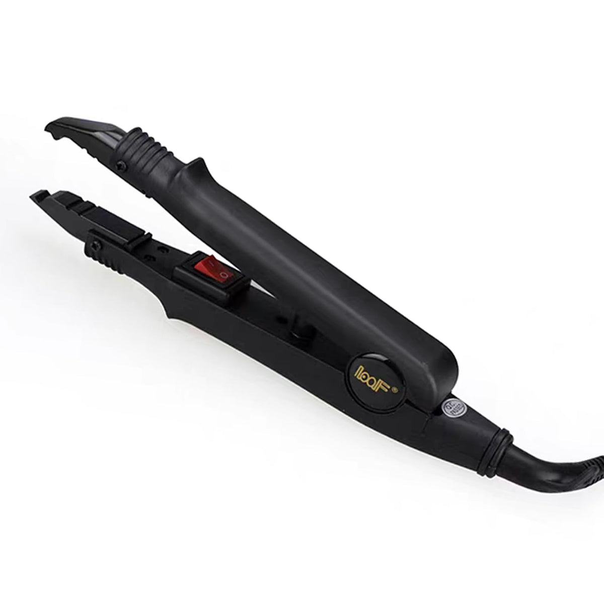 UMIWE Hair Extension Heating Device, Teflon-Coated Heating Plate, Professional Hair Styling Tool for Hair Extensions(Black, Constant Temperature)