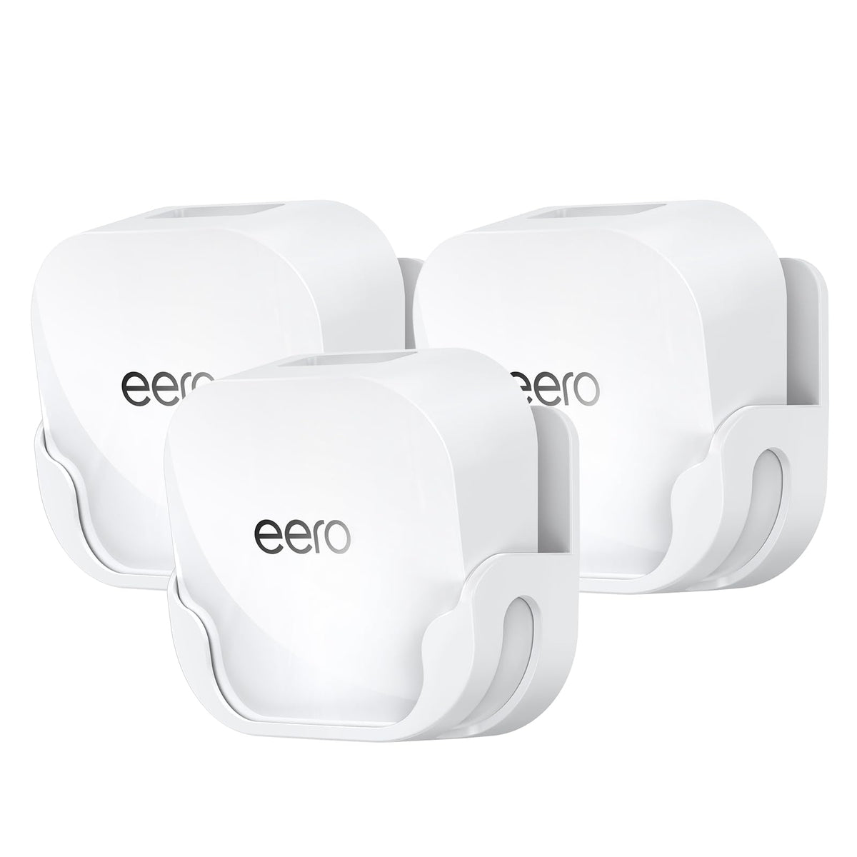 XLTTYWL eero 7 Wall Mount Kit, erro 7 Mount Bracket Optimize Space&Cable Management Accessories eeros Wifi 7 Compatible with eero 7 Extender Dual-Band