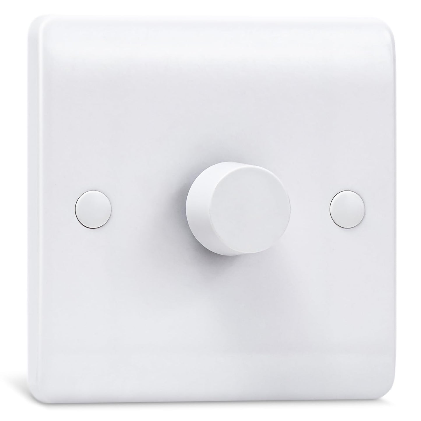 Dimmer Light Switch, Single Wall Dimmer Switch for LED, Halogen & Incandescent Bulbs, Trailing Edge Technology 1 Gang, 1Way/2 Way Rotary Switch