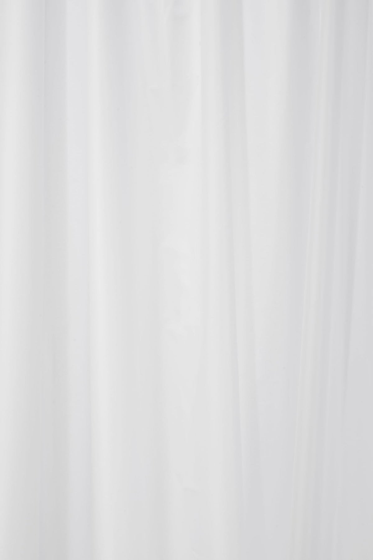 Croydex Professional Plain White Water-Resistant Textile Shower Curtain 2100 X 2100mm