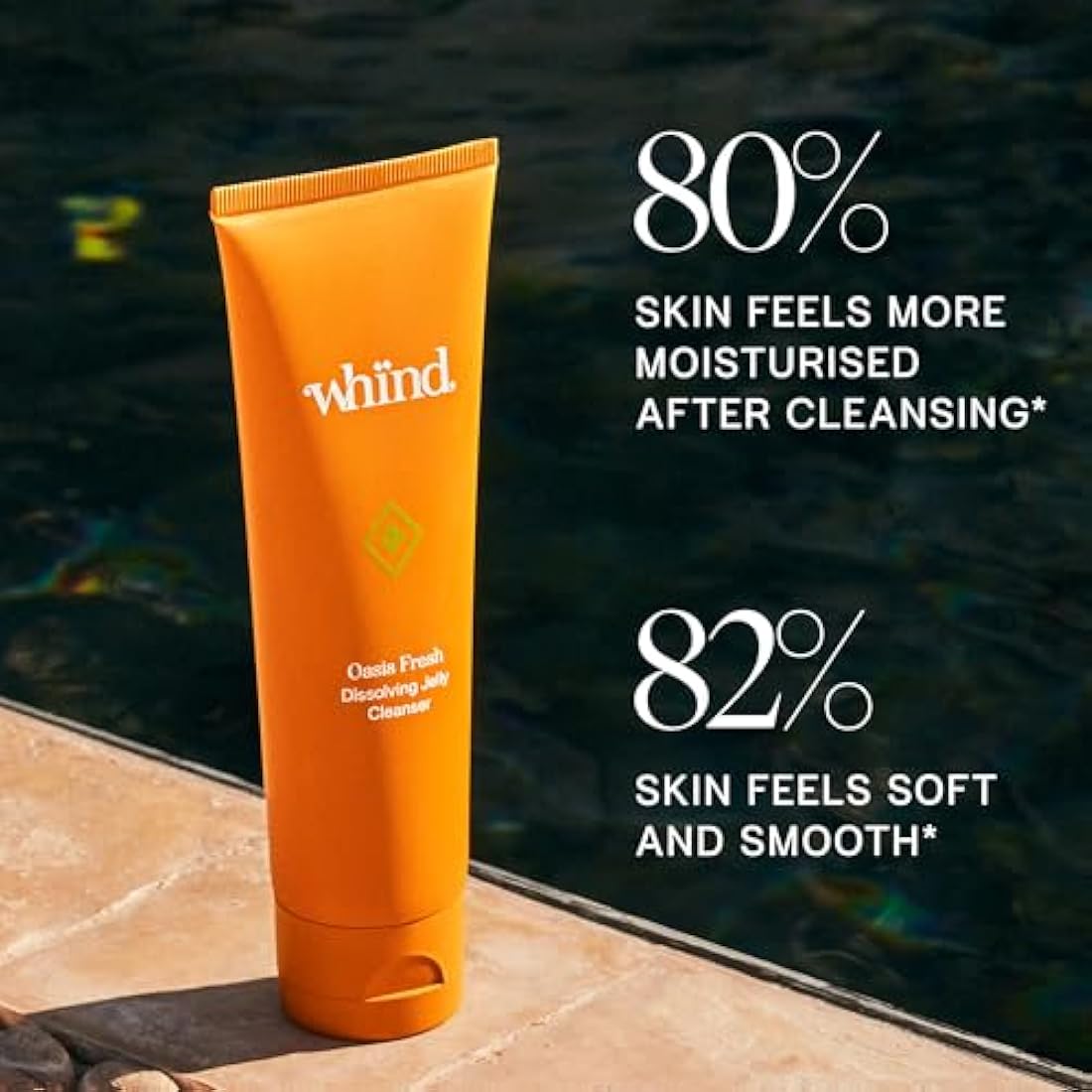 whind Facial Cleanser - Oasis Fresh Vitamin C Face Cleanser with Niacinamide to Hydrate, Brighten and Remove Make Up. Moisturizing Face Wash for Women. All Skin Types, 120ml