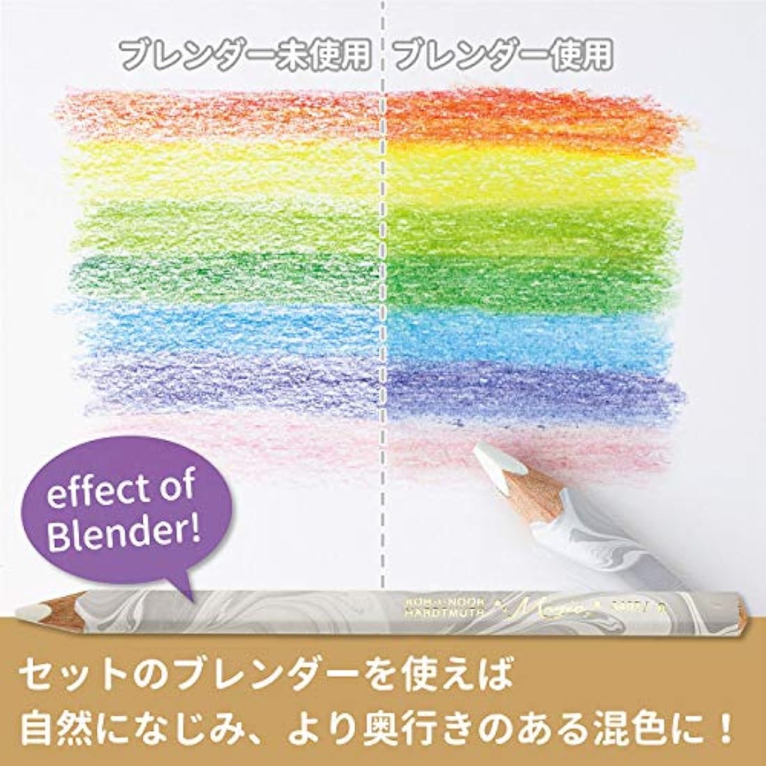 Koh-I-Noor Magic Jumbo Triangular Coloured Pencil, Pack of 24, Multicolor