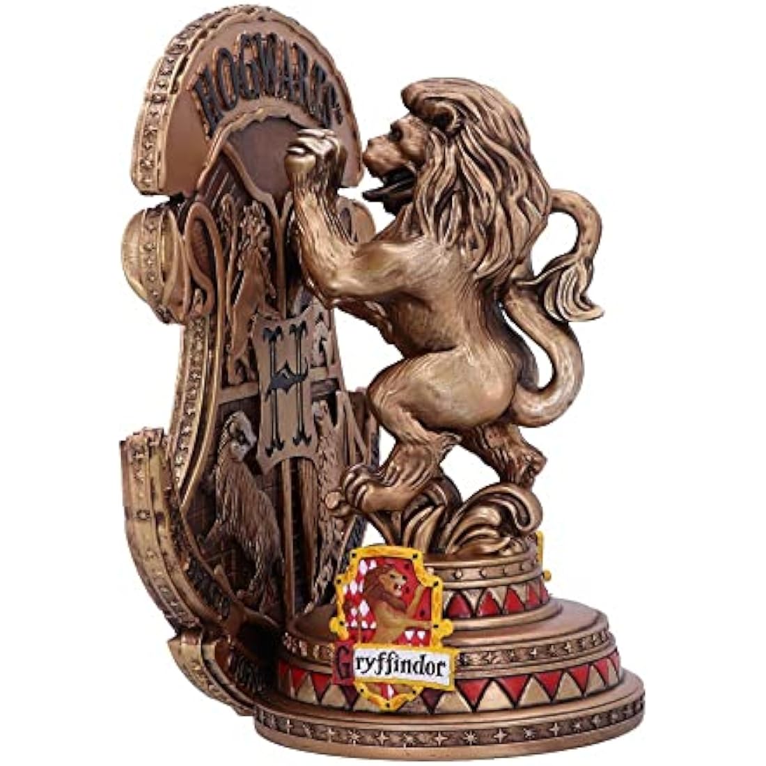 Nemesis Now Officially Licensed Harry Potter Gryffindor Bookend 20cm, Gold