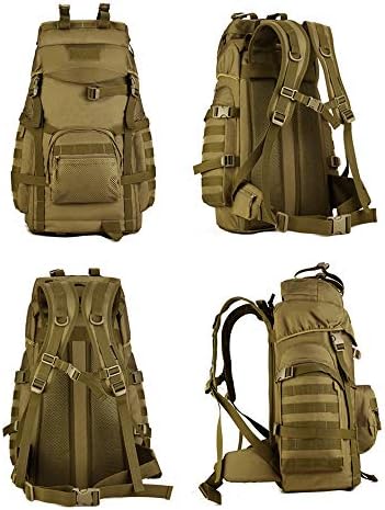 YUHAN Tactical Backpack, 60L Hiking Backpack Military Army Combat Rucksack MOLLE Trekking Rucksack Trekking Backpack