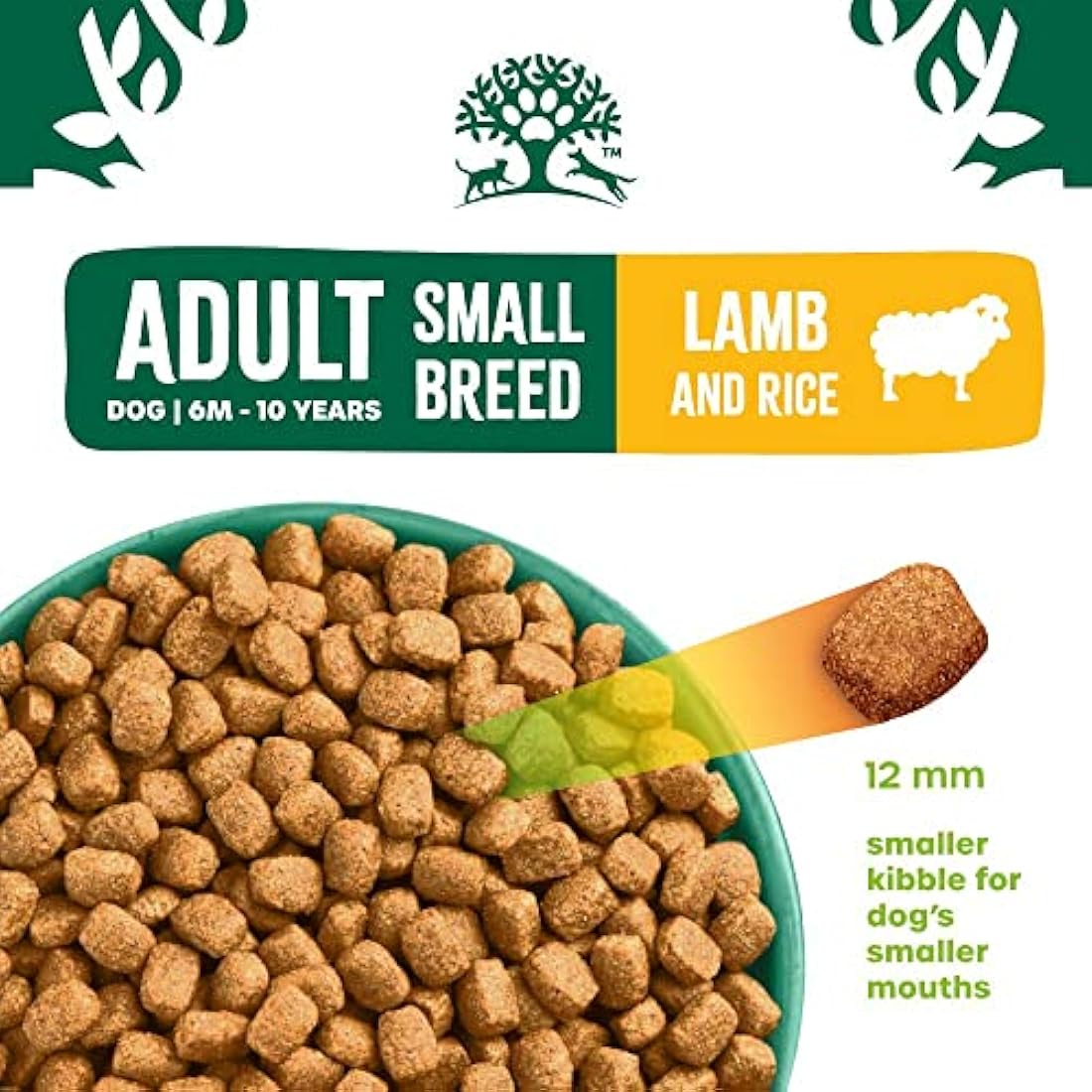James Wellbeloved Adult Small Breed Lamb & Rice 7.5 kg Bag, Hypoallergenic Dry Dog Food