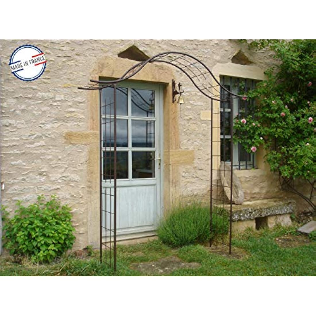 Louis Moulin 3256 Garden Arch Gate Metal Aged Iron 200 x 250 cm