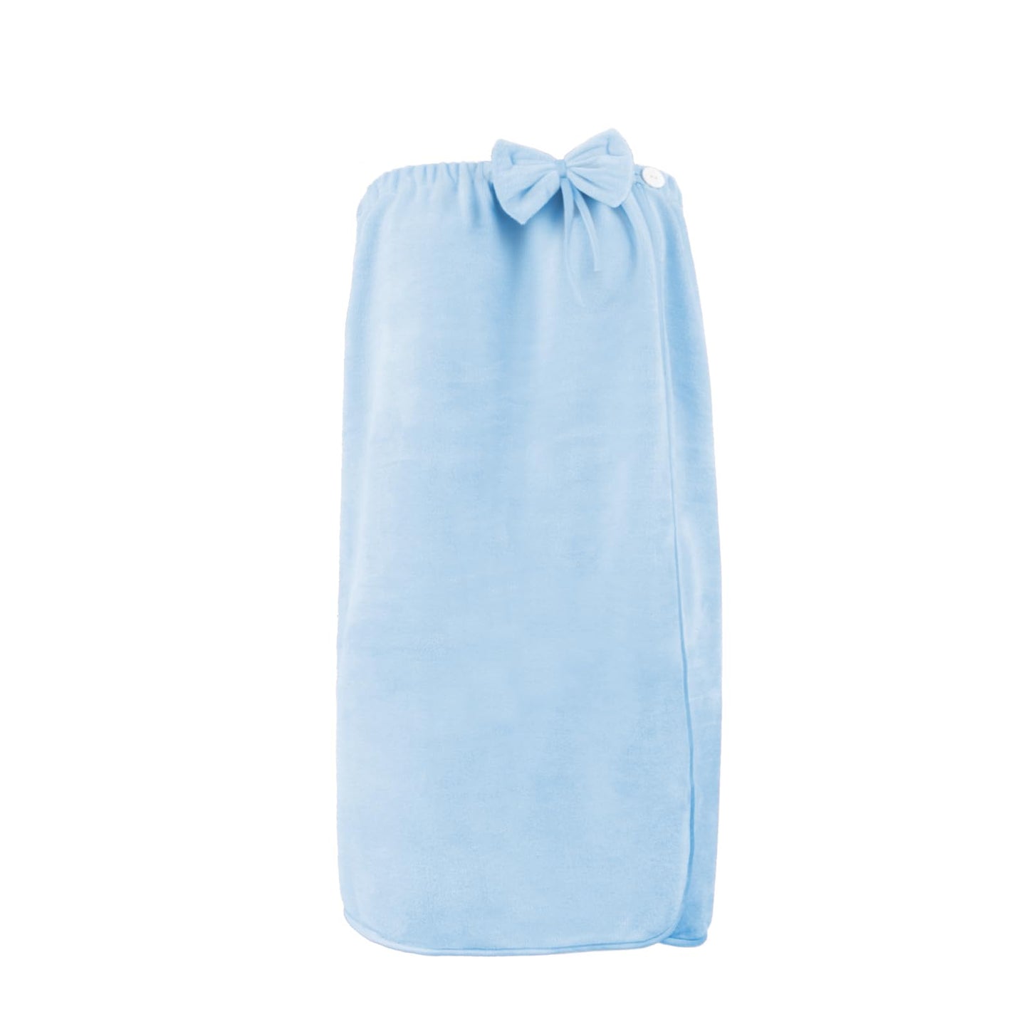 TINAYAUE Girls Bath Towel Wrap Water Absorption Soft Fleece Bath Skirt Cute Bowknot Tube Dress for Kids Student Swimming Bathing Beach Pool Shower