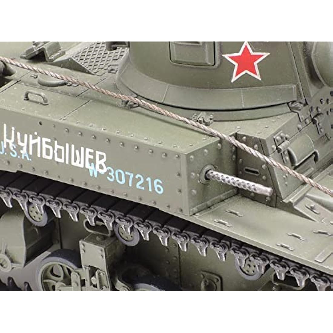 TAMIYA 35360-1:35 US M3 Stuart Late Production, Model Building, Plastic Kit, Hobby, Crafts, Gluing, Model Kit, Model, Assembly, Unpainted