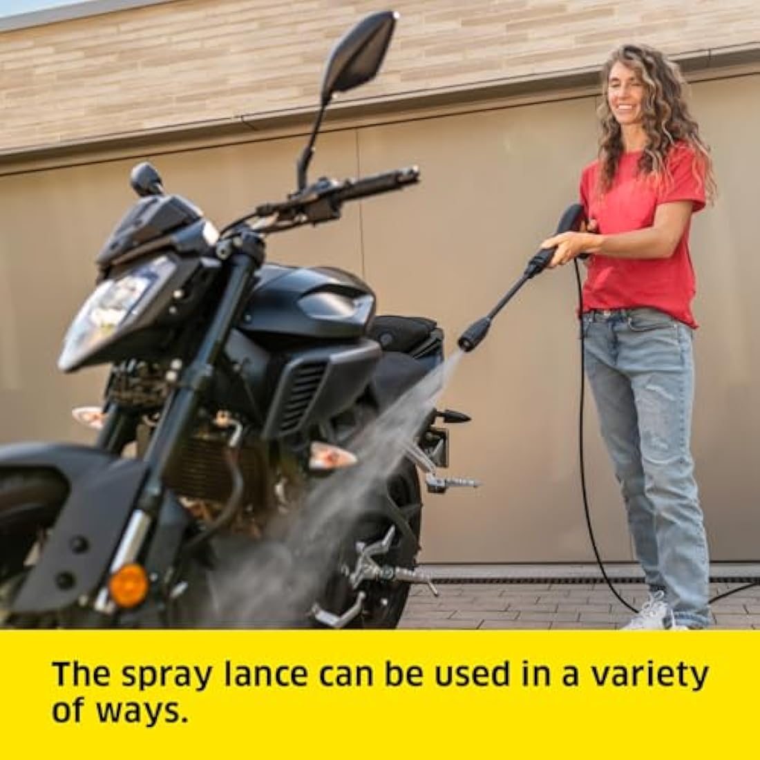 Kärcher K 4 Classic Home Pressure Washer, Pressure: max. 130 bar, Flow Rate: 420 l/h, Area: 30 m²/h, Water Filter, Weight: 4.6 kg, high-Pressure Gun, Dirt Blaster, Spray Lance, Home Kit