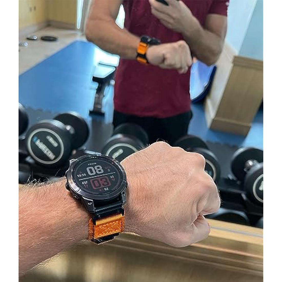 Compatible with Garmin Watch Band, Super Strong Nylon Sport Band with Woven Buckle, for Firthnix/Forerunner/Vivoactive/Approach/MARQ/Quatix/D2 Series
