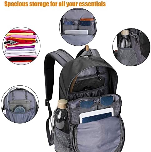 G4Free 35L Waterproof Hiking Backpack Outdoor Backpack Trekking Daypack for Camping Hiking Backpacking Climbing with Rain Cover