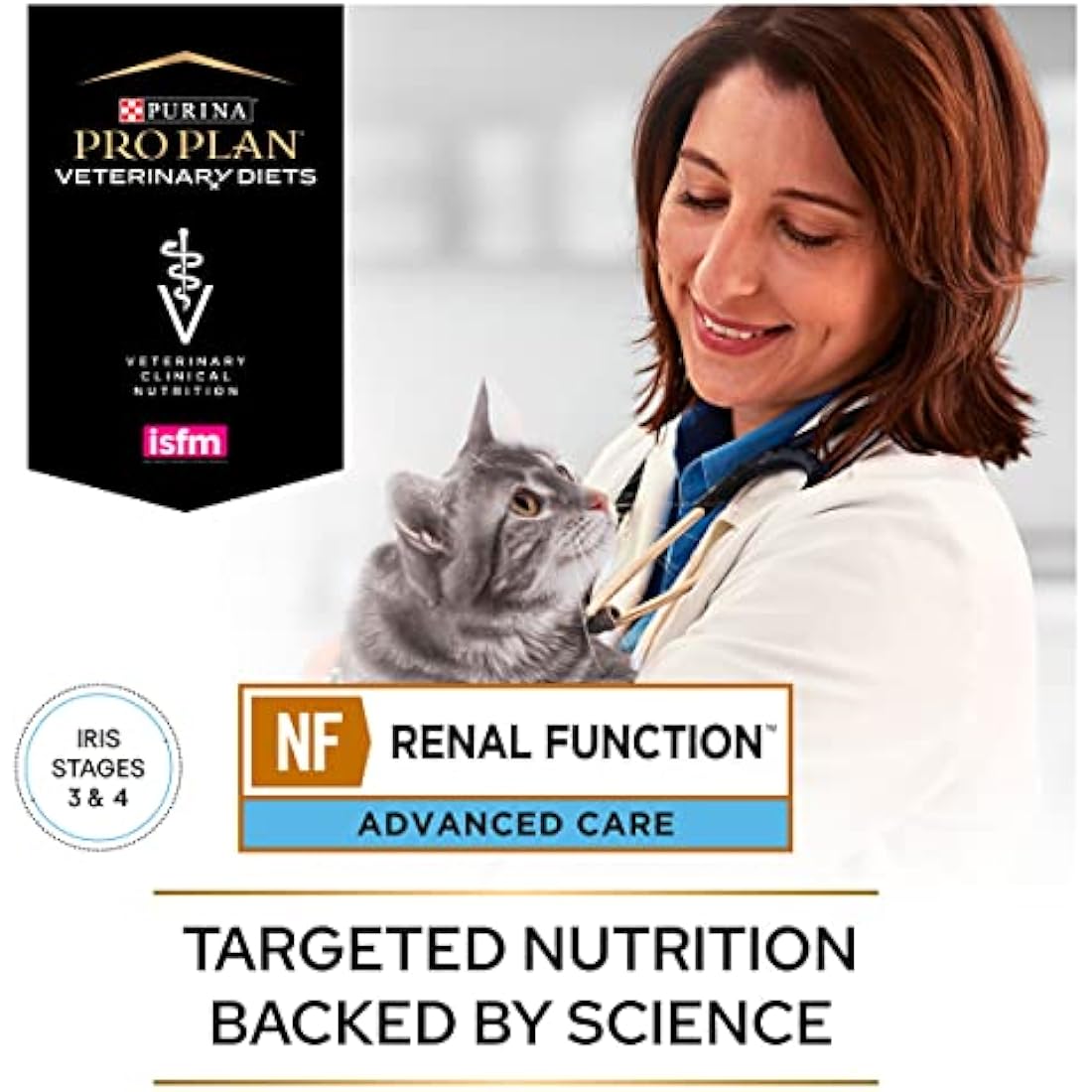 PRO PLAN VETERINARY DIETS NF Advanced Care Renal Function Wet Cat Food Chicken 10x85g, Pack of 4