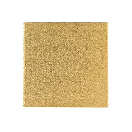 Culpitt 10" (254mm) Cake Board Square Gold Fern Pack of 5