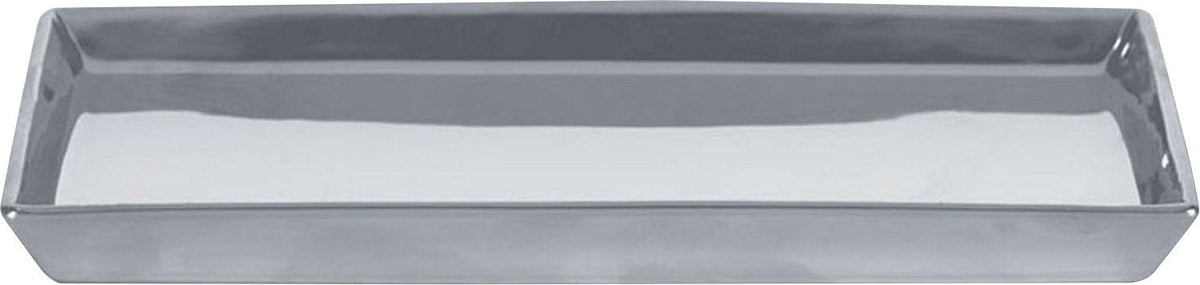 Kleine Wolke "Glamour" Bathroom Dish in Silver Porcelain # 5065 124 885