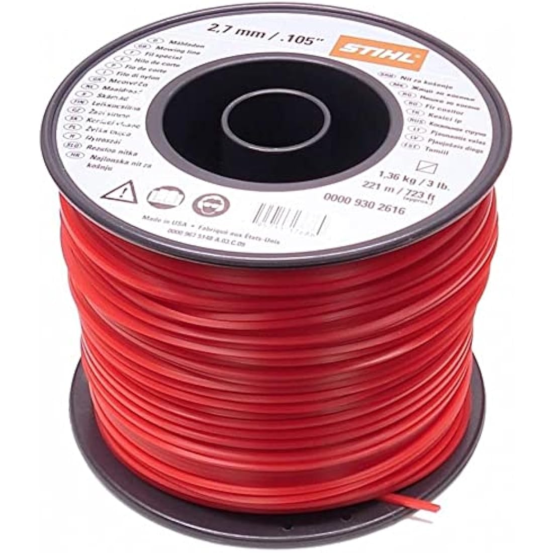 Stihl 0000 930 2616 - Nylon wire for brushcutter 2.7 mm, 208 m