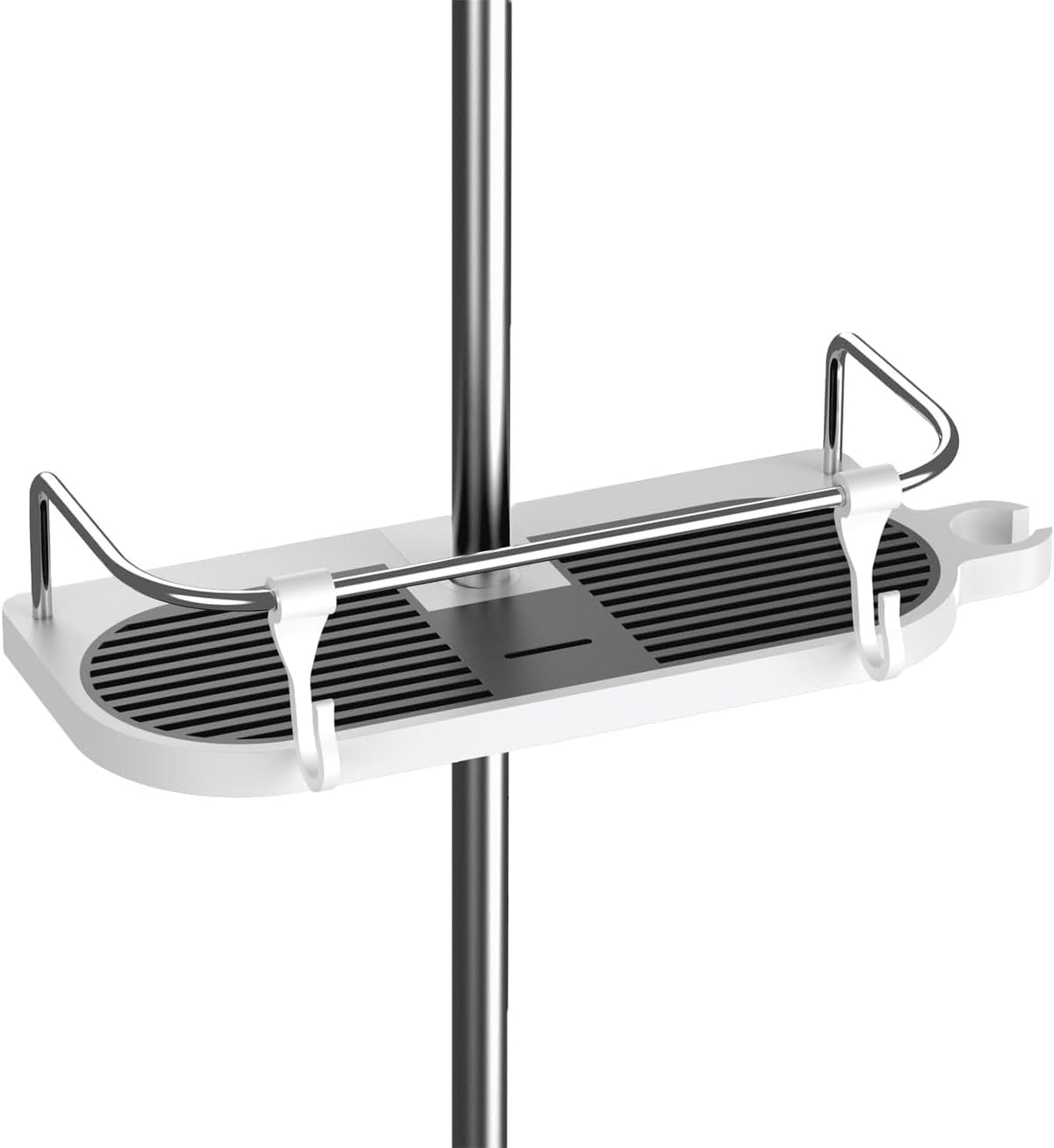 Hawsam Shower Caddy No Drilling for Shower Rail - Bathroom Shampoo Holder Fits 19mm to 25mm Rail
