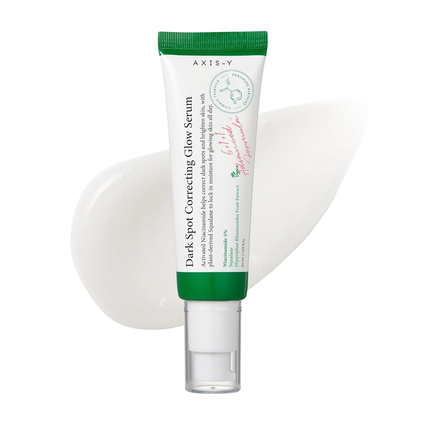 AXIS-Y Dark Spot Correcting Glow Serum 50ml. | Brightening Treatment, Anti-Aging, Acne Scars, Fine Lines, Hyperpigmentation, and Dark Circles