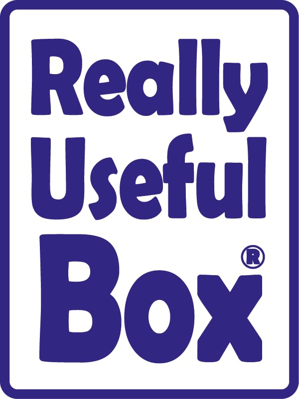 Really Useful Box Plastic Storage 24.5 Litre Clear (Pack Of 4)