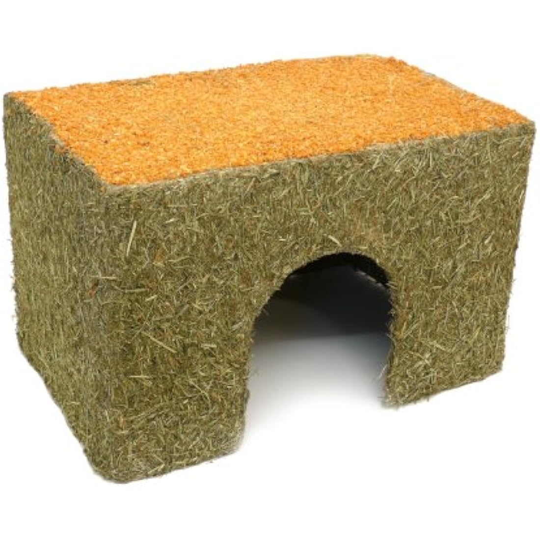 Rosewood Naturals Large Carrot Cottage for Small Animals - Edible Toy, Hay House, Den and Hideout for Rabbits, Guinea Pigs and Chinchillas